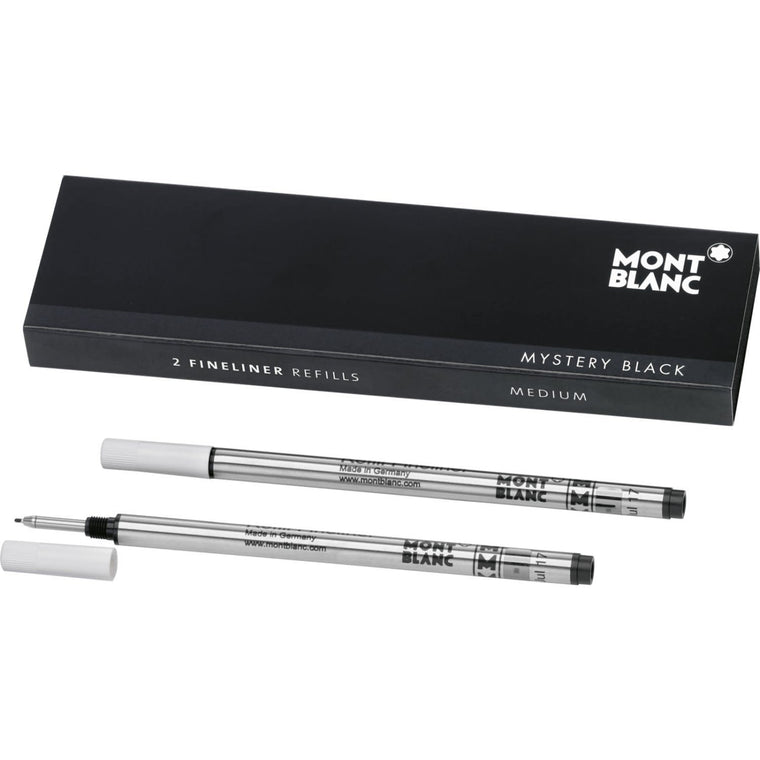 Mystery Black 2x1 Fineliner Rollerball Pen Refill