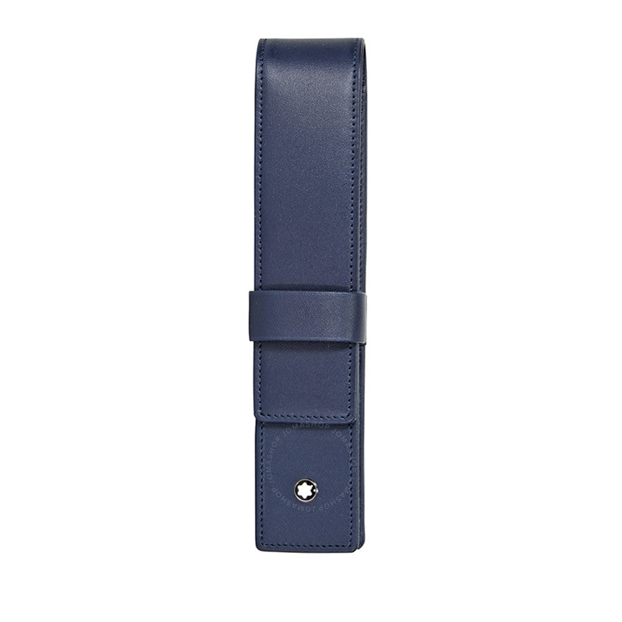 Blue Leather Meisterstuck Pen Pouch