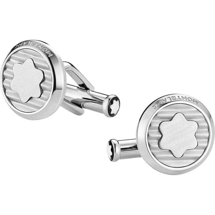 Stainless Steel Urban Spirit Round Cufflinks