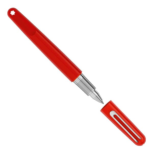 Mont Blanc M Red Rollerball Pen