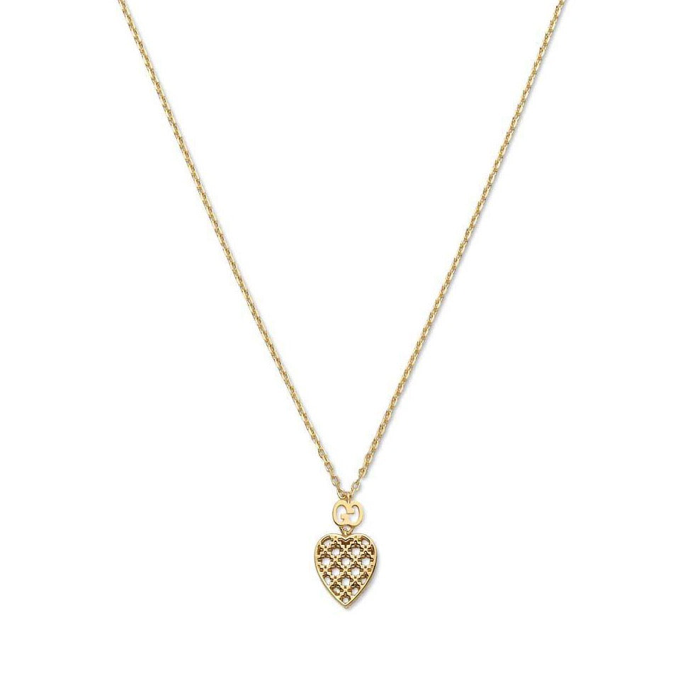 Datissima Light Heart Necklace (18k Yellow Gold)
