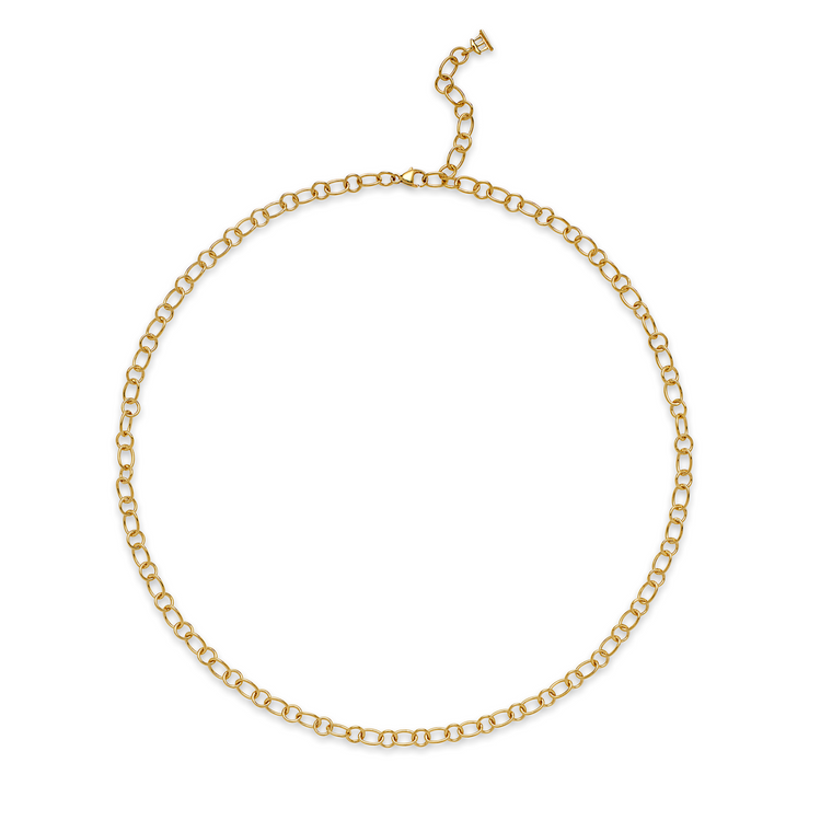 18k Yellow Gold 24' Ribbon Chain