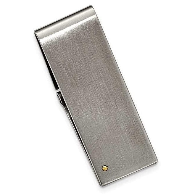 Stainless Steel Polished Money Clip