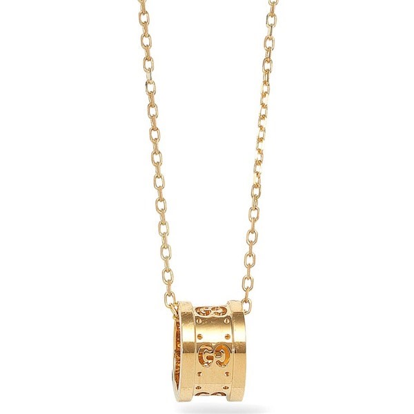 Icon Twirl Pendant Necklace (18k Yellow Gold)