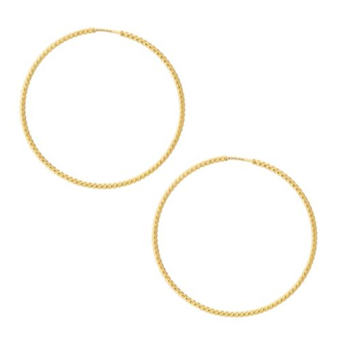 Le Marche Des Merveilles Hoop Earrings (18k Yellow Gold)